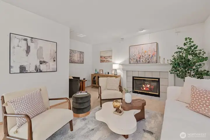 Gas fireplace
