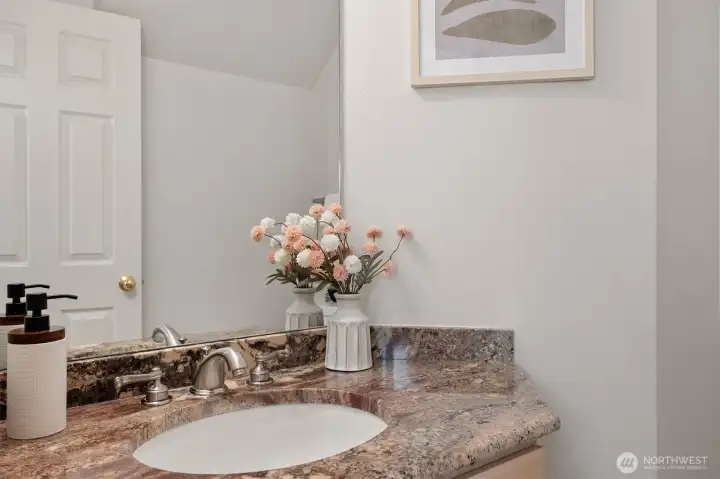 Main floor powder room