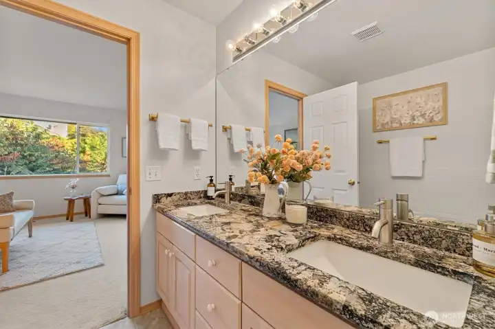 Porcelain tile floor