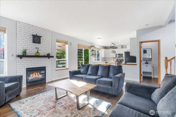 Family Room - Gas Fireplace