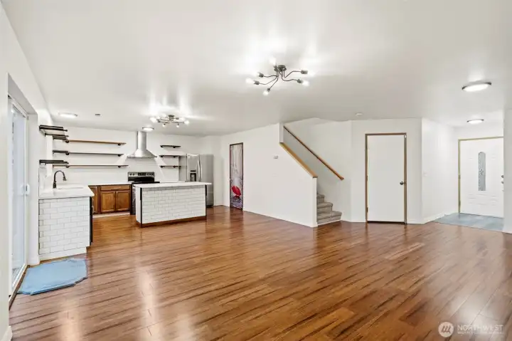 Living Room over look kitchen