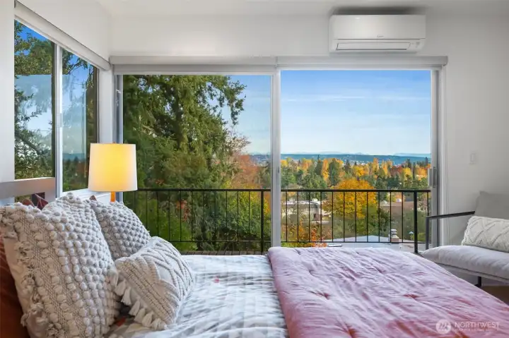 Row of windows to capture the scenic views.