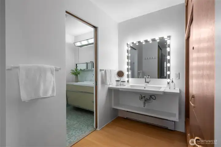 Well-appointed bathrooms with modern amenities.