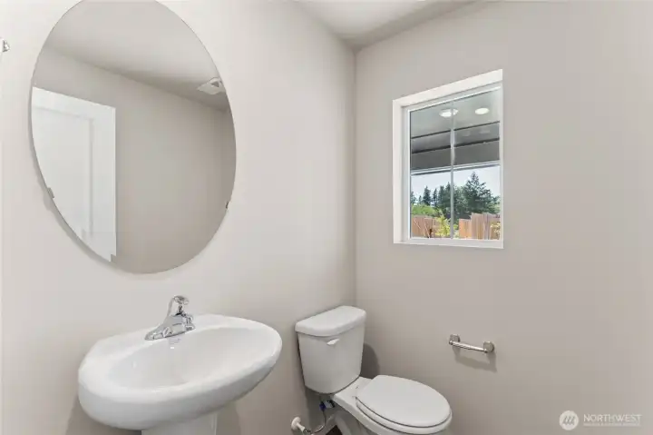 Main Floor Bathroom. Photos are for representational purposes only, colors, elevation and features may vary.