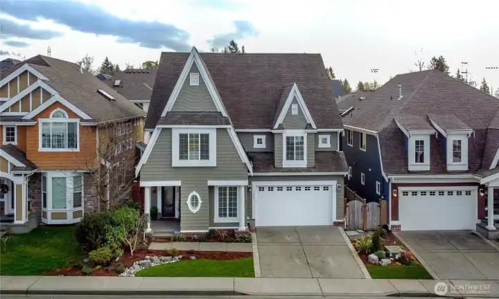 Front of home / garage