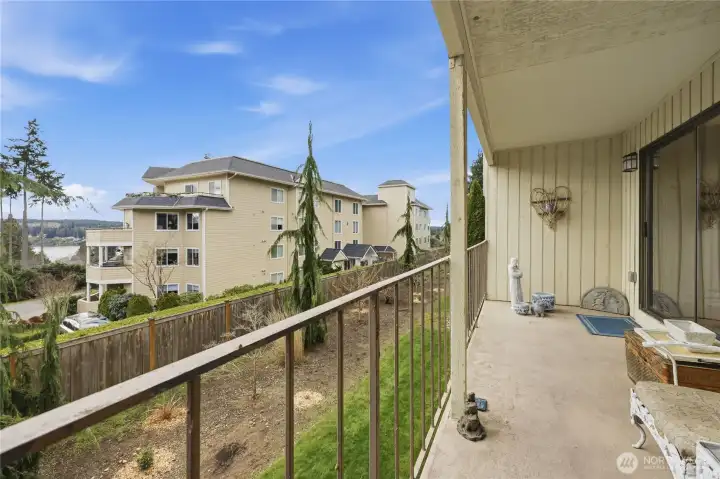 You will love this balcony!  Private and spacious!