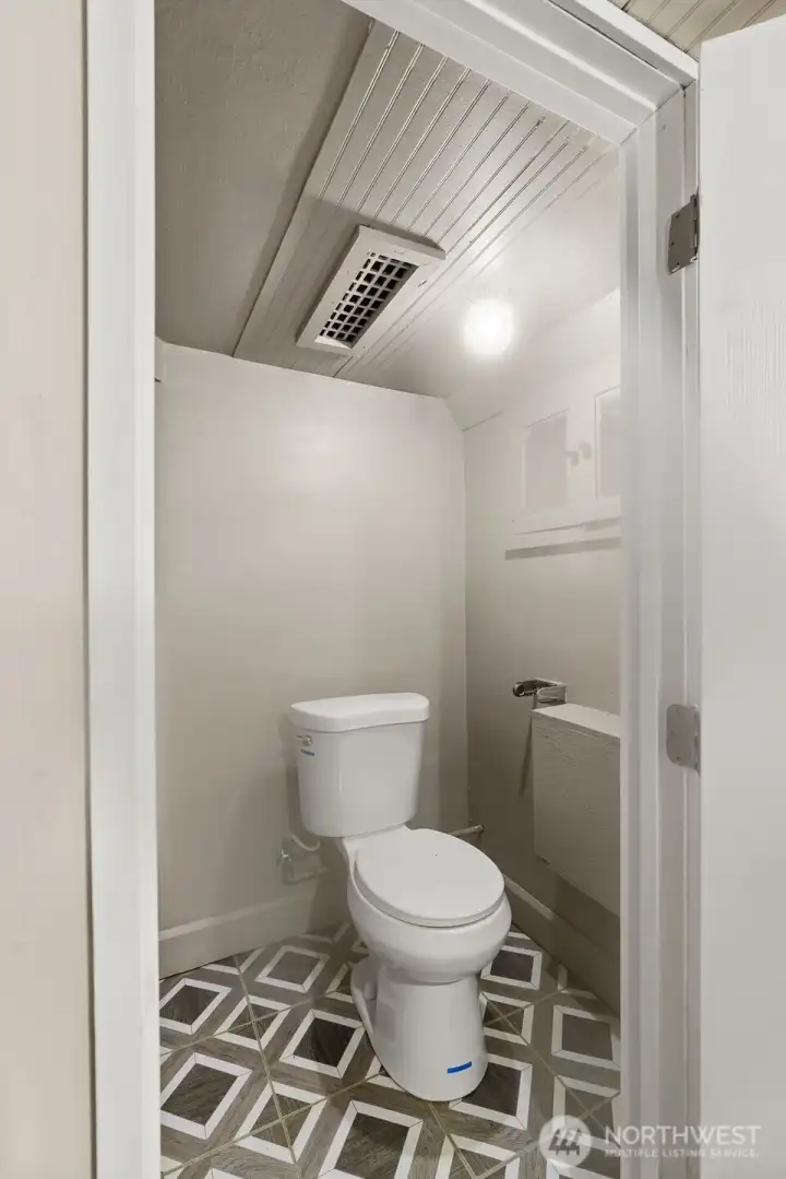 Lower level bathroom. Lower level bathroom.