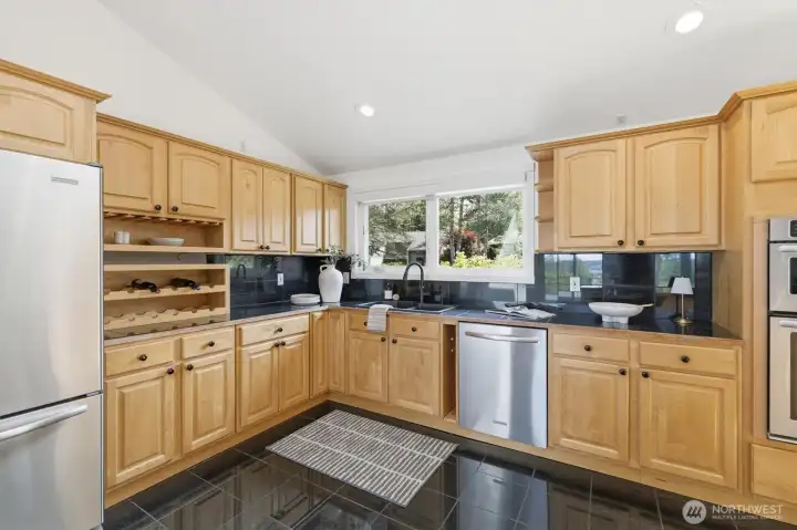 Tons of kitchen storage