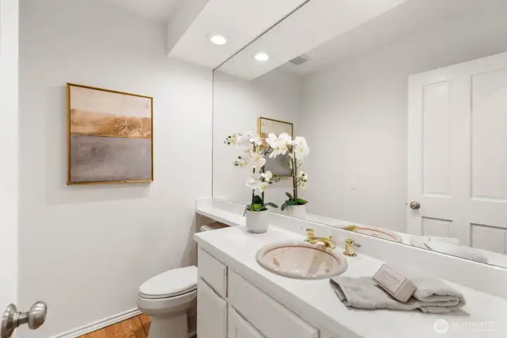 Powder room.