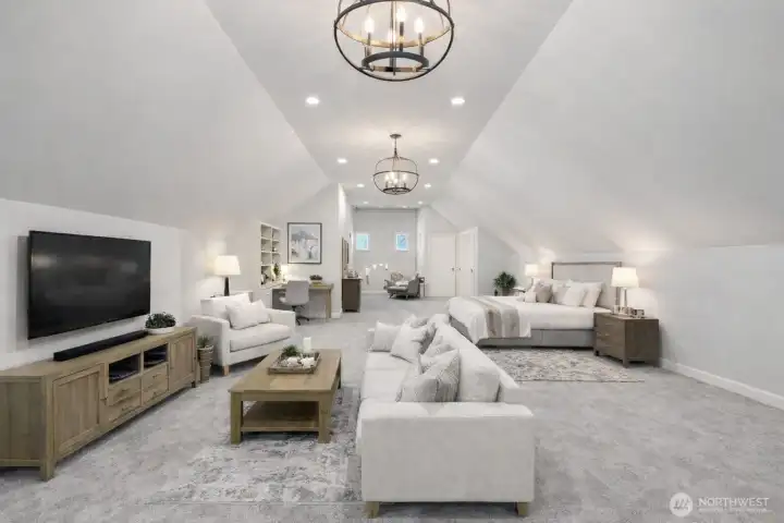 AI model of unfinished area.