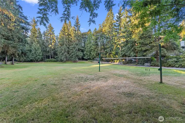 Tree lined trails throughout the community and play area galore!