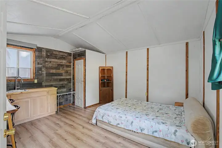 Outbuilding is considered storage. No utilities are connected to outbuilding.