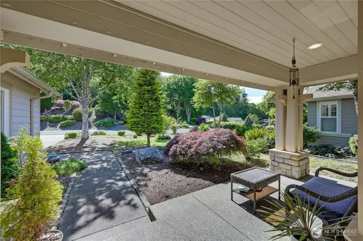 Covered front porch
