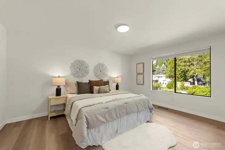 Master bedroom with ensuit