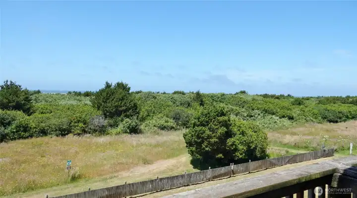 Northwest view from the Deck.