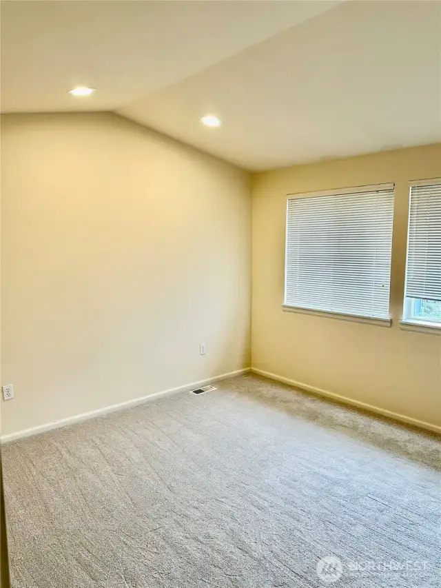 Primary Bedroom w walk in bathroom and closet