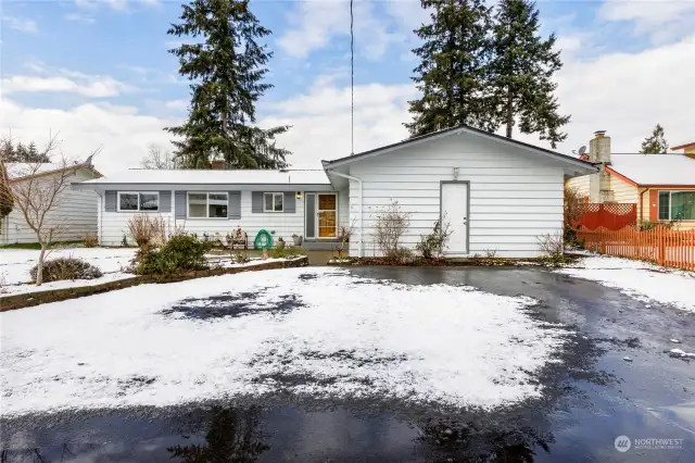 Lots of off-street parking as well as driveway