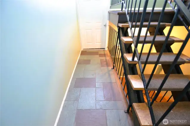 Beautiful slate floors