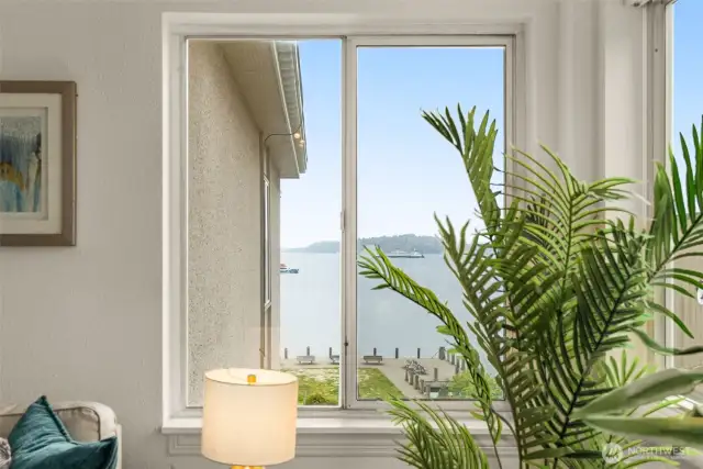 Views From Living Room & Kitchen