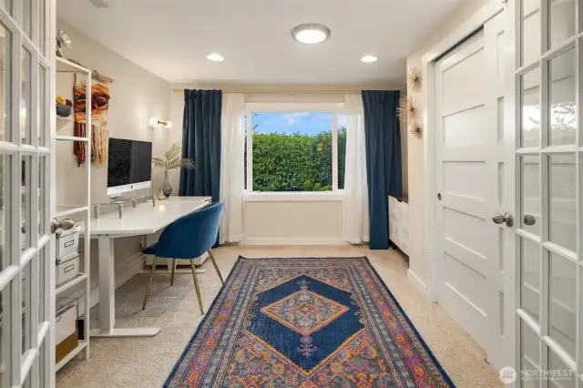 4th bedroom or the perfect office. Downstairs