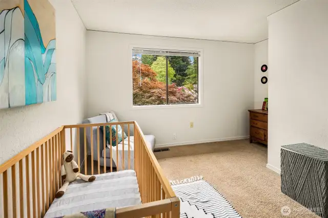Cute little nook in the corner of the 2nd bedroom.