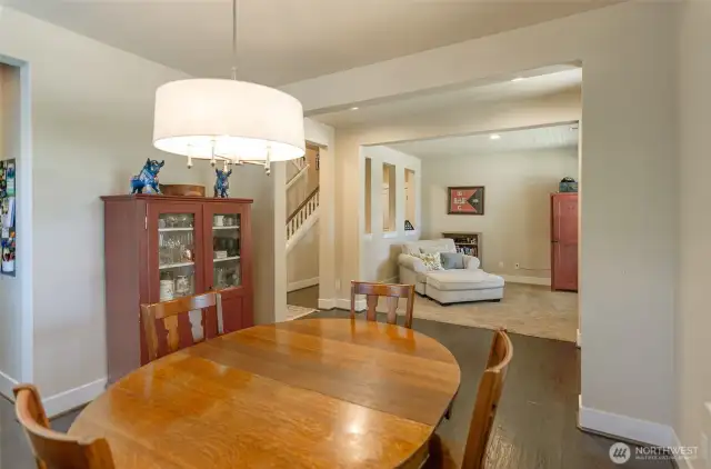 Another view of dining room.