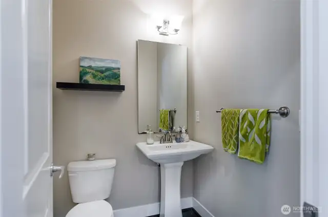 Main floor half bath