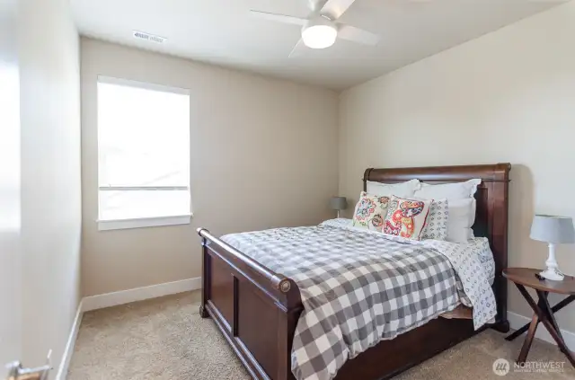 Bedroom 3 is located near the top of the stairs.