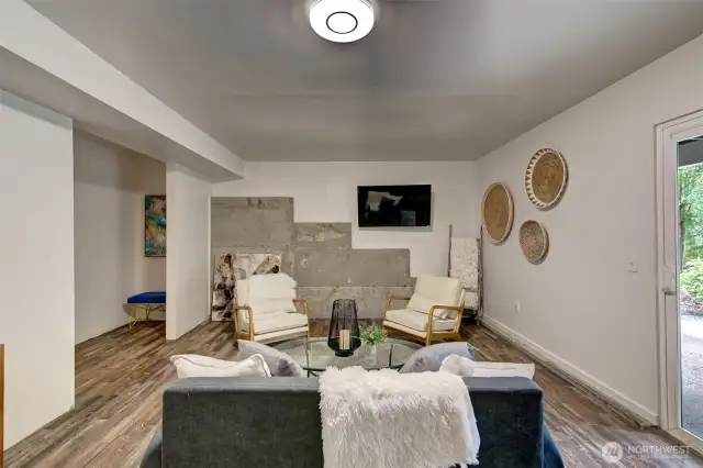Use as a TV room, work out room or additional storage!