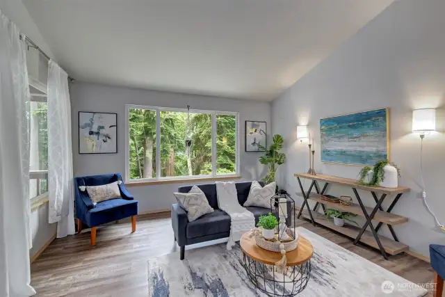 Bright living room.