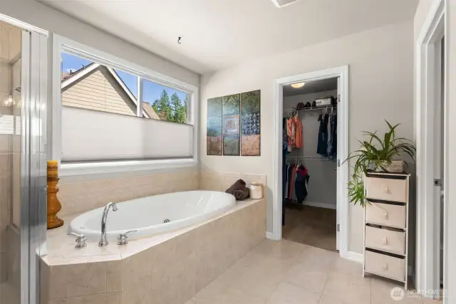 Large walk in closet