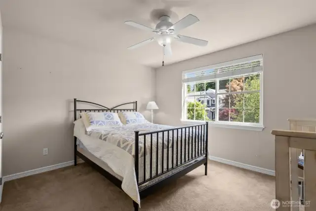 Bedroom four overlooking the front of the home