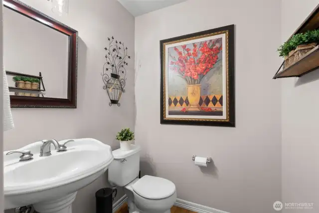 Downstairs half bath