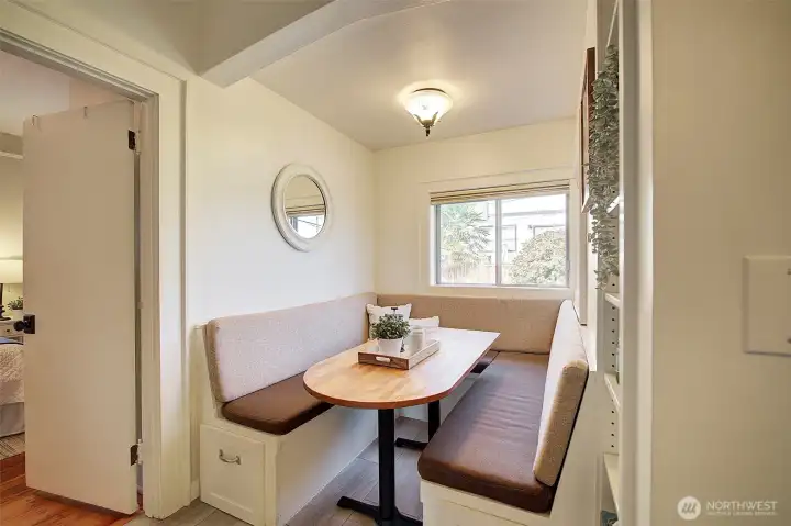 Sweet breakfast nook!