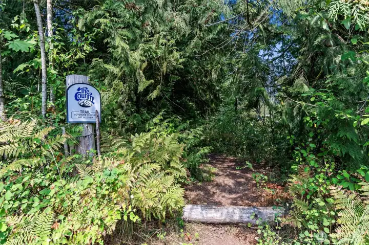 Walking trails, horse trails and park nearby.