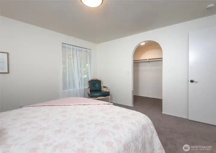 Looking to walk-in closet.