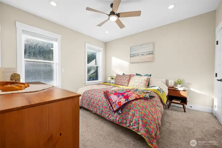 Upper floor Primary Suite