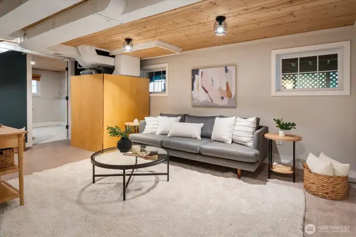 Updated lower level for gatherings