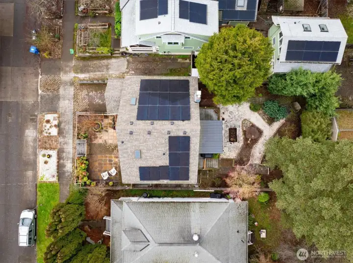 Solar panels and new roof