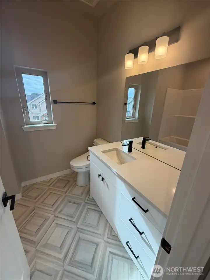 Subject property. Upstairs full bath