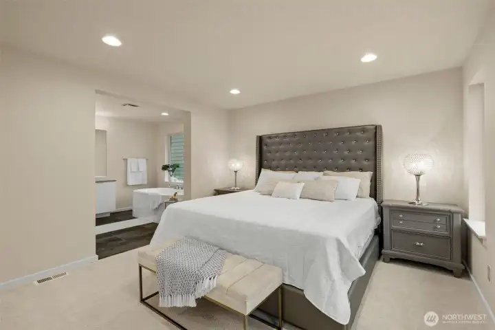 Primary Bedroom & Bath - Side view