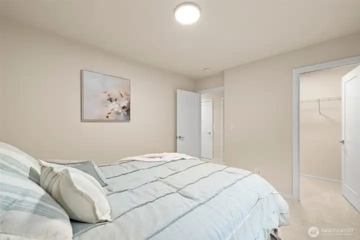 Bedroom 4 with walk-in closet