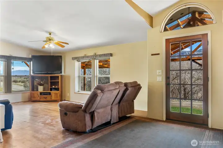 Living room, front door enterance