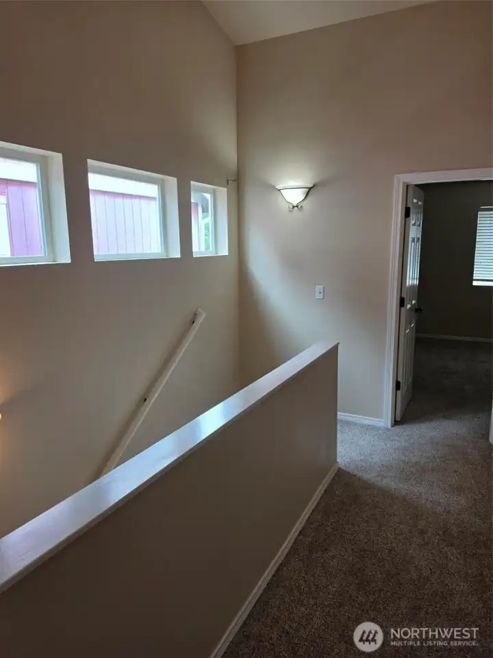 Upper floor stair landing Upper floor stair landing