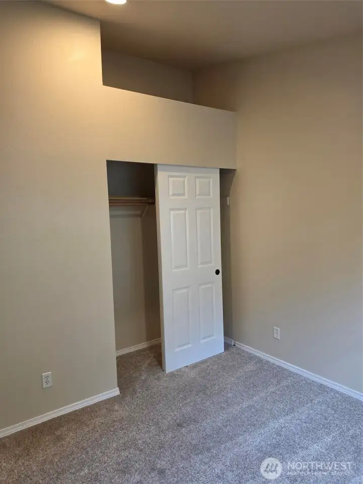 3rd Bedroom Closet and upper storage. 2nd bedroom has same upper storage area 3rd Bedroom Closet and upper storage. 2nd bedroom has same upper storage area