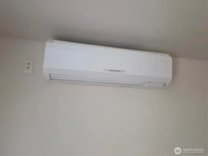 Mini-Split HVAC in Family Room. The main floor living room has one, too. Mini-Split HVAC in Family Room. The main floor living room has one, too.