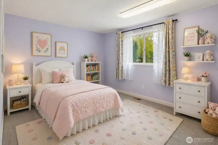 Third upper level bedroom...(virtually staged) Third upper level bedroom...(virtually staged)