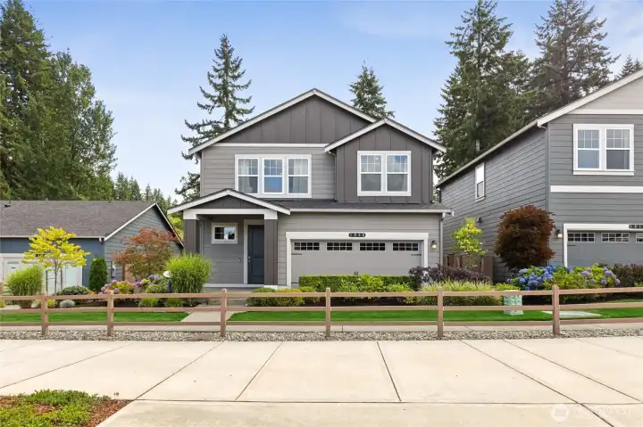 Photo rendering is representational and may be virtually staged. Actual home is under construction and finishes, elevation, and paint colors may vary. See site agent for details.