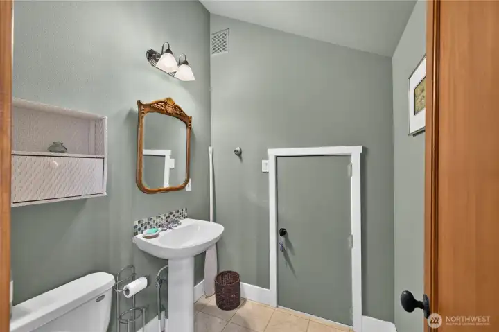 Bathroom above garage Bathroom above garage