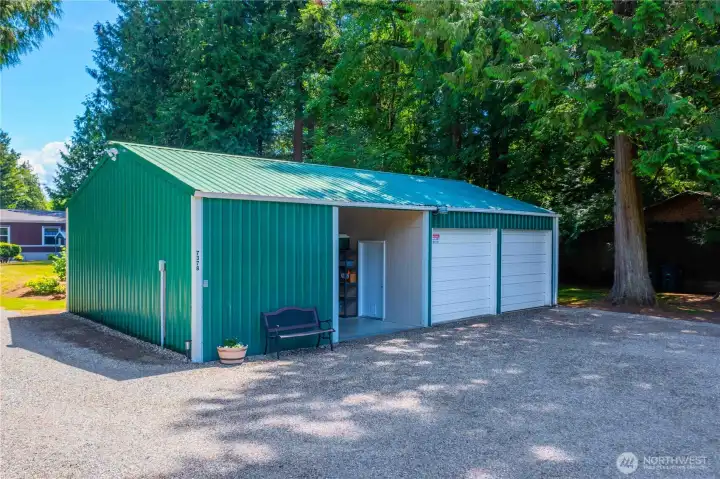 The DADU is located at the back of the property. The DADU is located at the back of the property.
